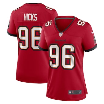 womens nike akiem hicks red tampa bay buccaneers player game